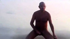 Daddy Takes A Stroll And Blows The Cameraman