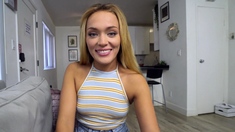 Petite Stepsis Fucks Big Cock Stepbro