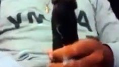 Str8 Guy Stroking his BBC to Porn ( Double Cum )