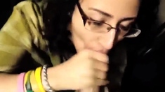 Arabic Woman Sucks Like A Pro And Love Cum