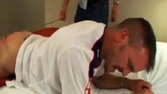 Fag loves spanking