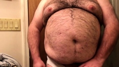 Canklelover Belly, Breast, And Clitty Stroking