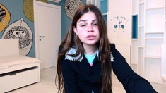 Brunette Solo Webcam Masturbation