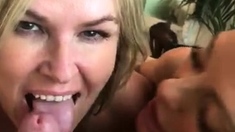 POV Handjob Blowjob cumshot compilation