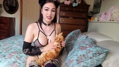 Masturbating Sexy Webcam Babe Big Boobs Webcam Solo
