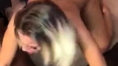 Ebony amateurs have interracial threesome
