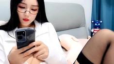 Stacked brunette goes solo toys and masturbation