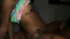 Black and ebony girlfriends get 2 white dicks