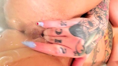 Close up BJ cumshot