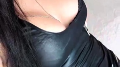Big boobs milf masturbates with her dildo