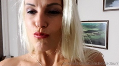 hot amateur blonde close up masturbation HD