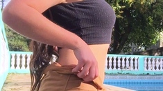 Hottest brunette solo webcam masturbation 2