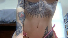 PUSSY BABE BRUNETTE masturbating