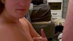 Hot Teen Blowjob Handjob