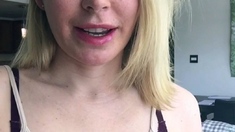 Young Amateur Girl Stripping and Masturbating Cam