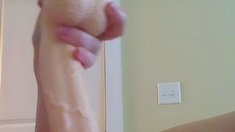 Close up solo beauty toying ass