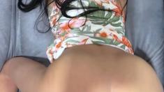 Big Ass Brunette Chick Blowjobs POV