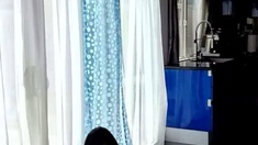 Asian Milf with Tight Ass in Pantyhose