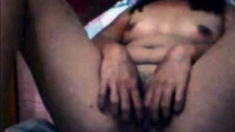 Filipina MILF Helps a Man Cum on Webcam