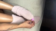 Foot fetish Close up feet and toes tease