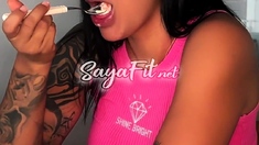 I fuck my stepdad with my big ass anal while my stepmom is