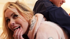 Haley S Horny Blonde Wants Pyama Party With Stepdad - Haley