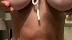Big Boobs Milf Masturbates With Her Dildo