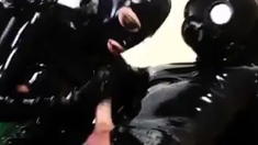Perverser Deutscher Latex-anal