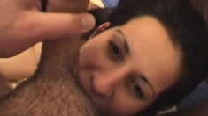 Jessica Gives Him One Hell Of A Blowjob And Gets A Load In Her Mouth