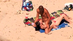 Beach Blowjob Voyeur