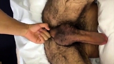 BB straight hairy guy's virgin ass