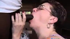 Mature Girl Sucks Mighty Cock