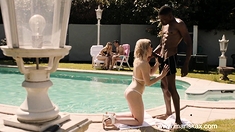 Mariskax Tina Gets Fucked Poolside By A Big Black Cock